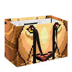 Leo Pixel Print Utility Tote Bag