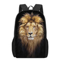 Leo Portrait Print 17 Inch Backpack