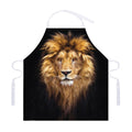 Leo Portrait Print Adjustable Apron