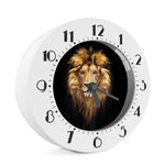 Leo Portrait Print Alarm Clock