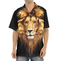 Leo Portrait Print Aloha Shirt