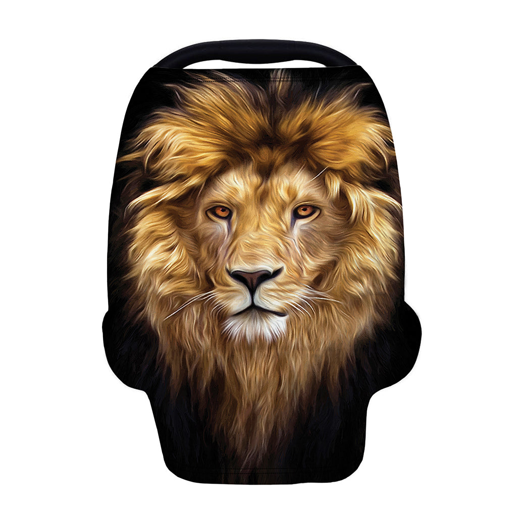 Leo Portrait Print Baby Seat Cover