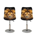 Leo Portrait Print Bar Stool Covers