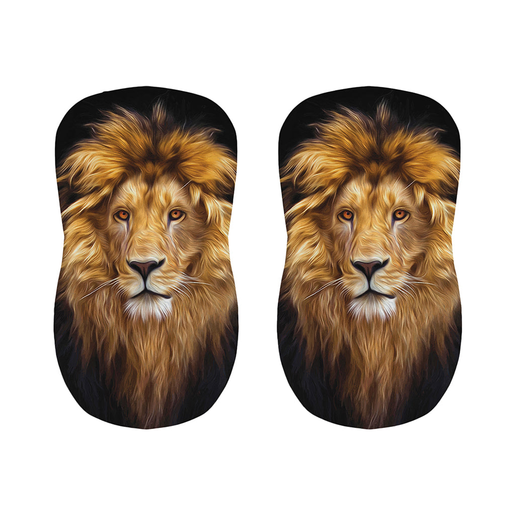 Leo Portrait Print Bar Stool Covers