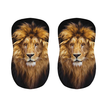 Leo Portrait Print Bar Stool Covers