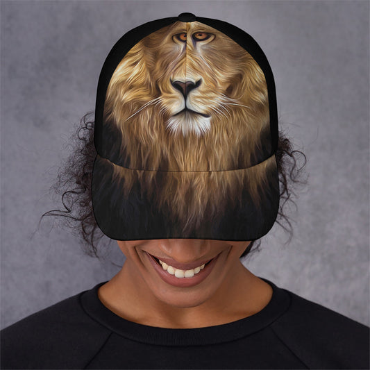 Leo Portrait Print Baseball Cap