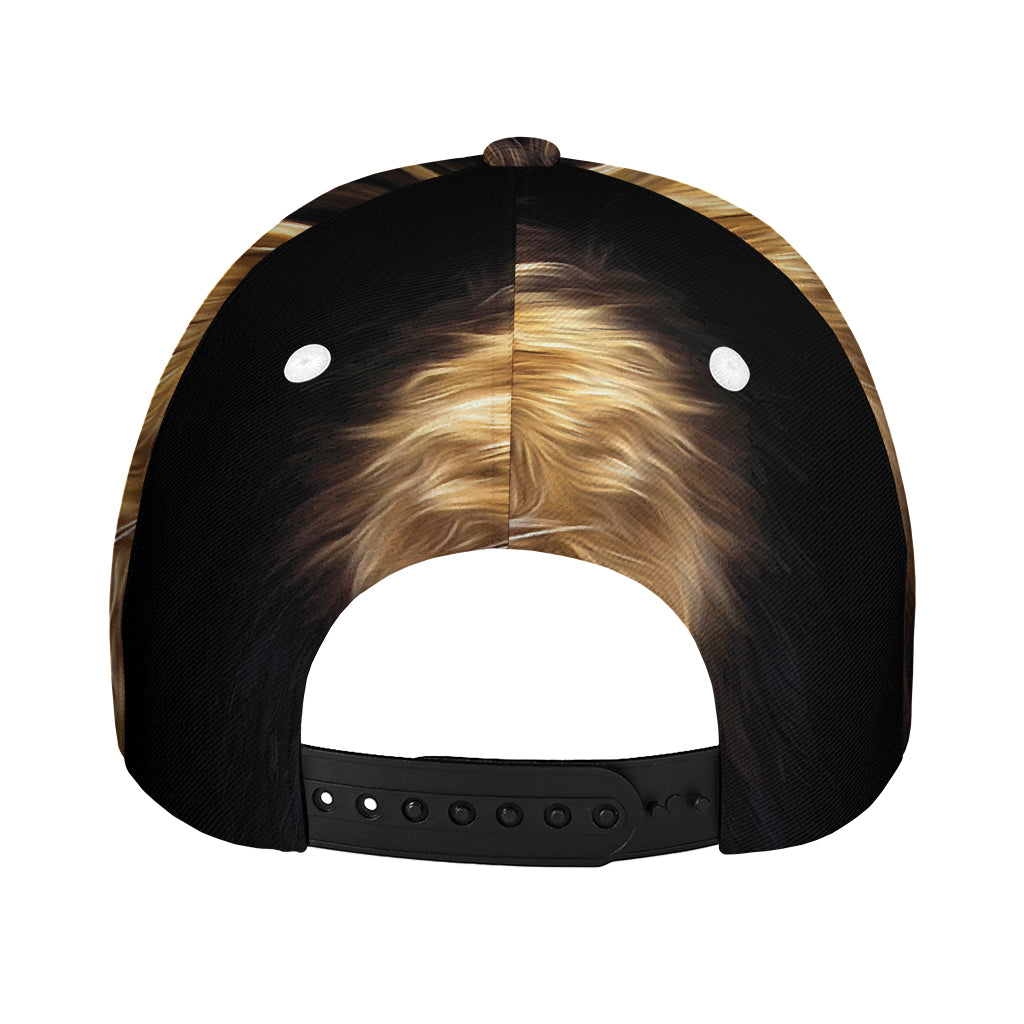 Leo Portrait Print Baseball Cap