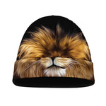 Leo Portrait Print Beanie