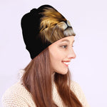 Leo Portrait Print Beanie