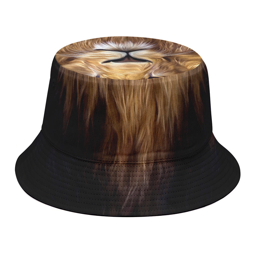 Leo Portrait Print Bucket Hat