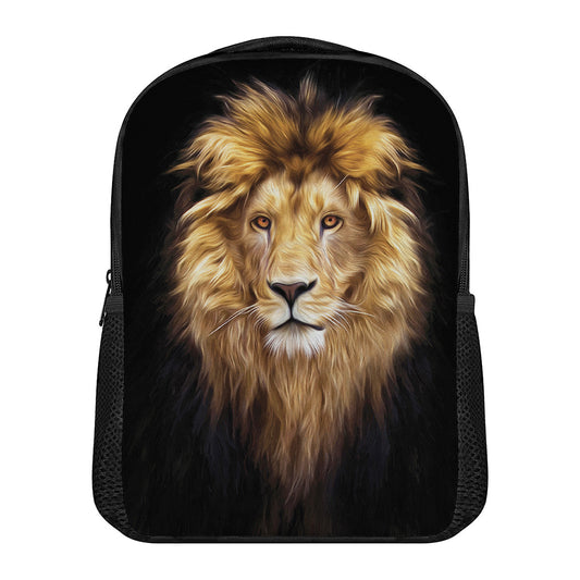 Leo Portrait Print Casual Backpack