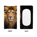 Leo Portrait Print Changing Pad Cover