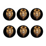 Leo Portrait Print Coaster Set
