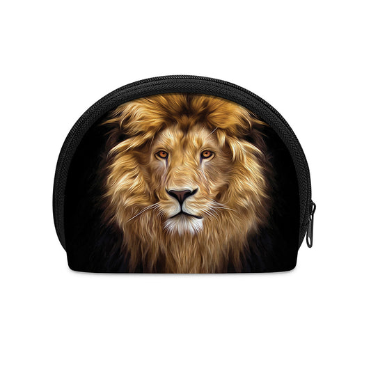Leo Portrait Print Coin Purse