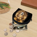 Leo Portrait Print Coin Purse