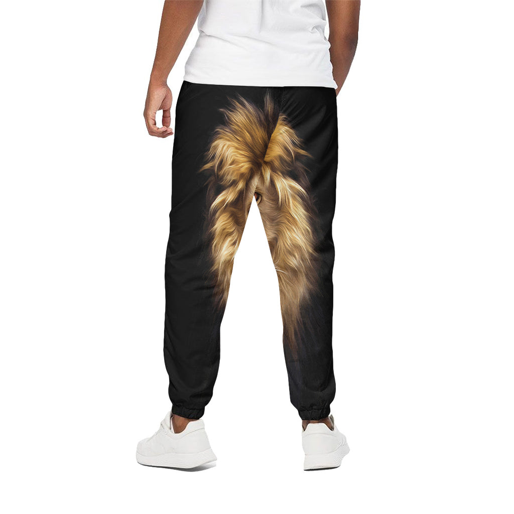 Leo Portrait Print Cotton Pants