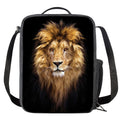 Leo Portrait Print Crossbody Lunch Bag
