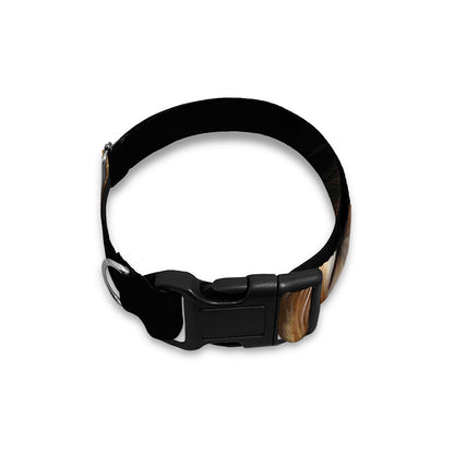 Leo Portrait Print Dog Collar