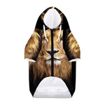 Leo Portrait Print Dog Zip Up Hoodie