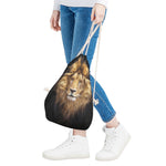 Leo Portrait Print Drawstring Bag