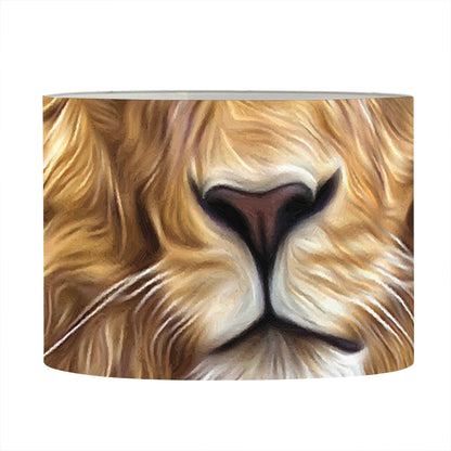 Leo Portrait Print Drum Lamp Shade
