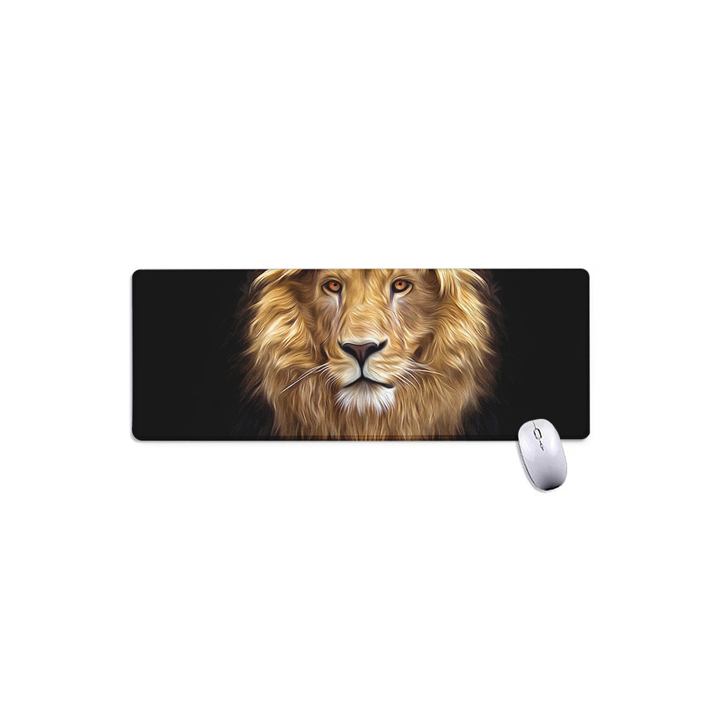 Leo Portrait Print Extended Mouse Pad