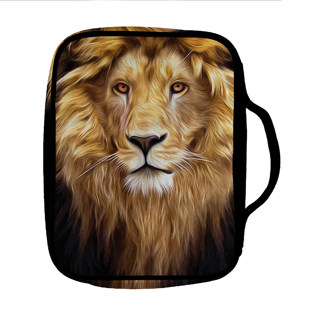 Leo Portrait Print Front Pocket Bible Bag