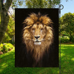 Leo Portrait Print Garden Flag