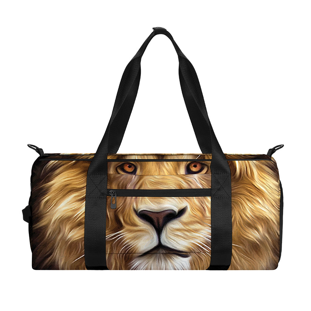 Leo Portrait Print Gym Bag