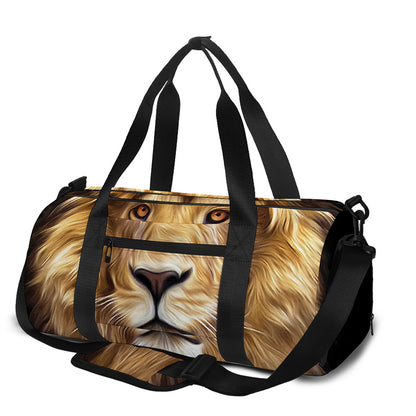 Leo Portrait Print Gym Bag