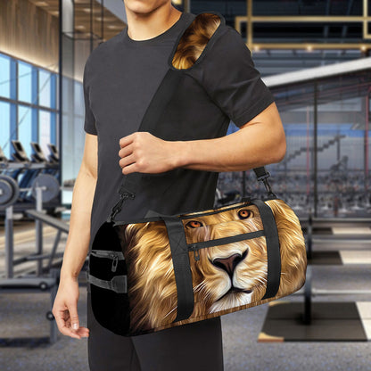 Leo Portrait Print Gym Bag