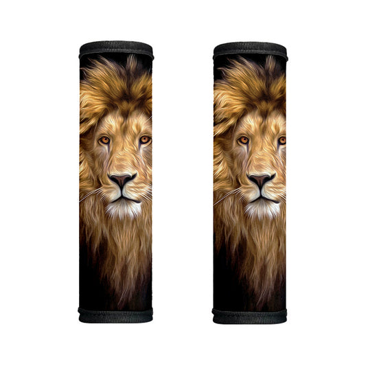 Leo Portrait Print Handle Covers