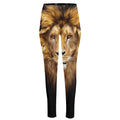 Leo Portrait Print High-Waisted Pocket Leggings