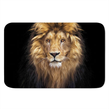 Leo Portrait Print Indoor Door Mat