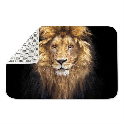 Leo Portrait Print Indoor Door Mat