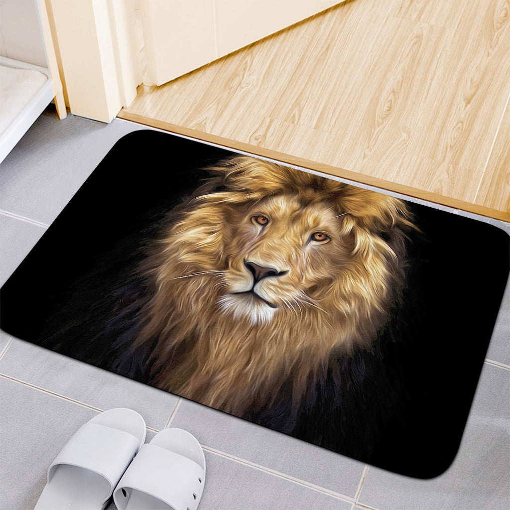 Leo Portrait Print Indoor Door Mat