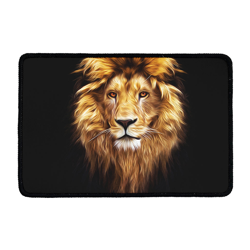 Leo Portrait Print Kitchen Mat