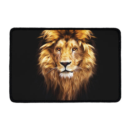 Leo Portrait Print Kitchen Mat