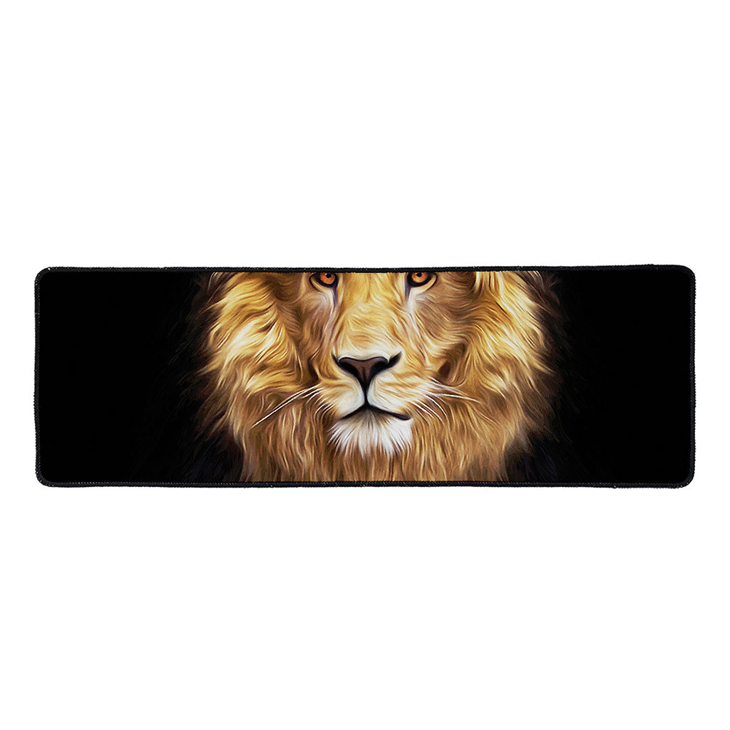 Leo Portrait Print Long Kitchen Mat