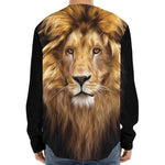 Leo Portrait Print Long Sleeve Baseball Jersey