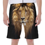 Leo Portrait Print Men's Beach Shorts