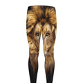 Leo Portrait Print Men's Leggings
