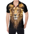 Leo Portrait Print Men's Shirt
