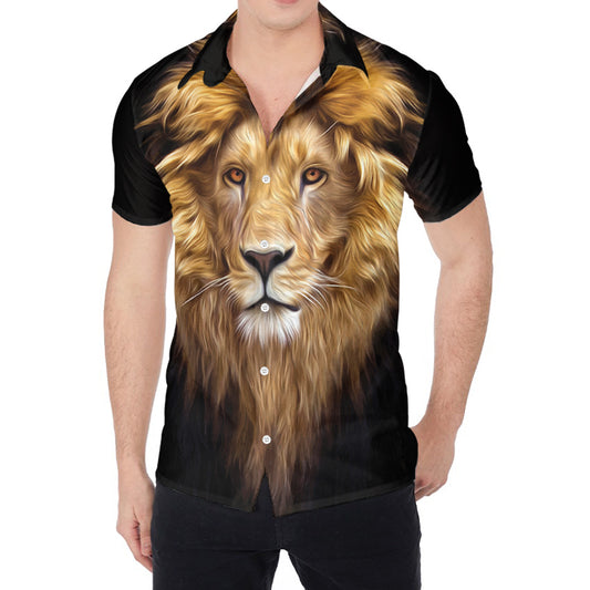 Leo Portrait Print Men's Shirt