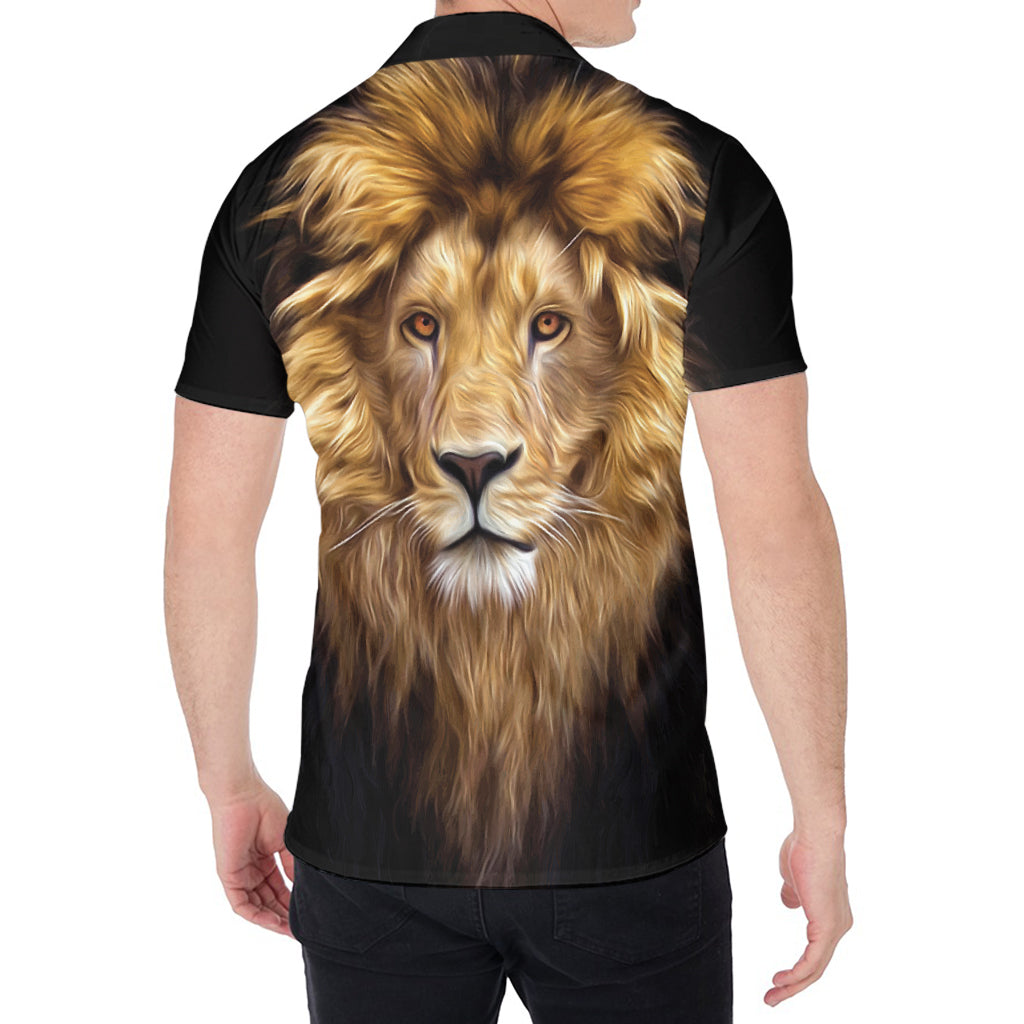 Leo Portrait Print Men's Shirt