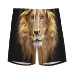 Leo Portrait Print Men's Sports Shorts