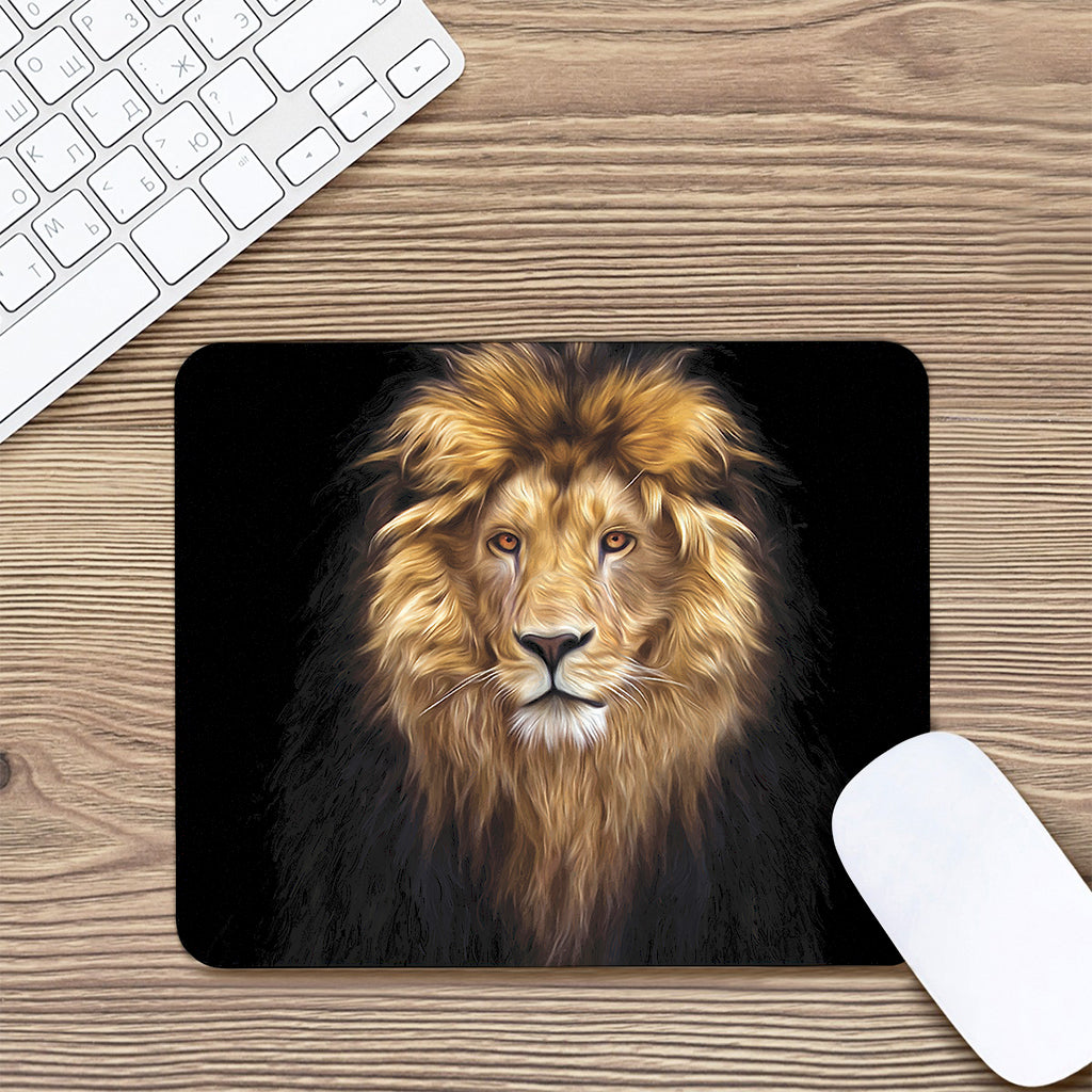 Leo Portrait Print Mouse Pad