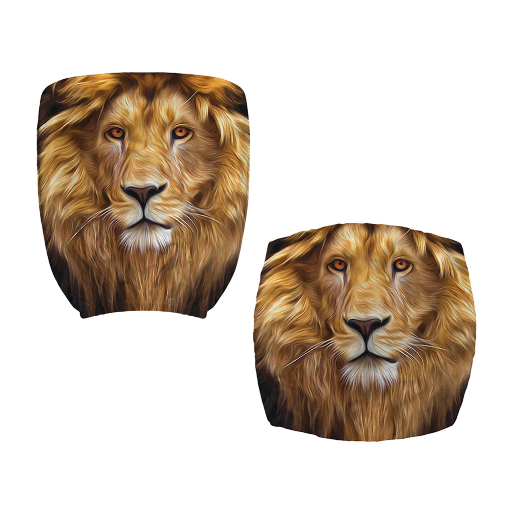 Leo Portrait Print Office Chair Cover