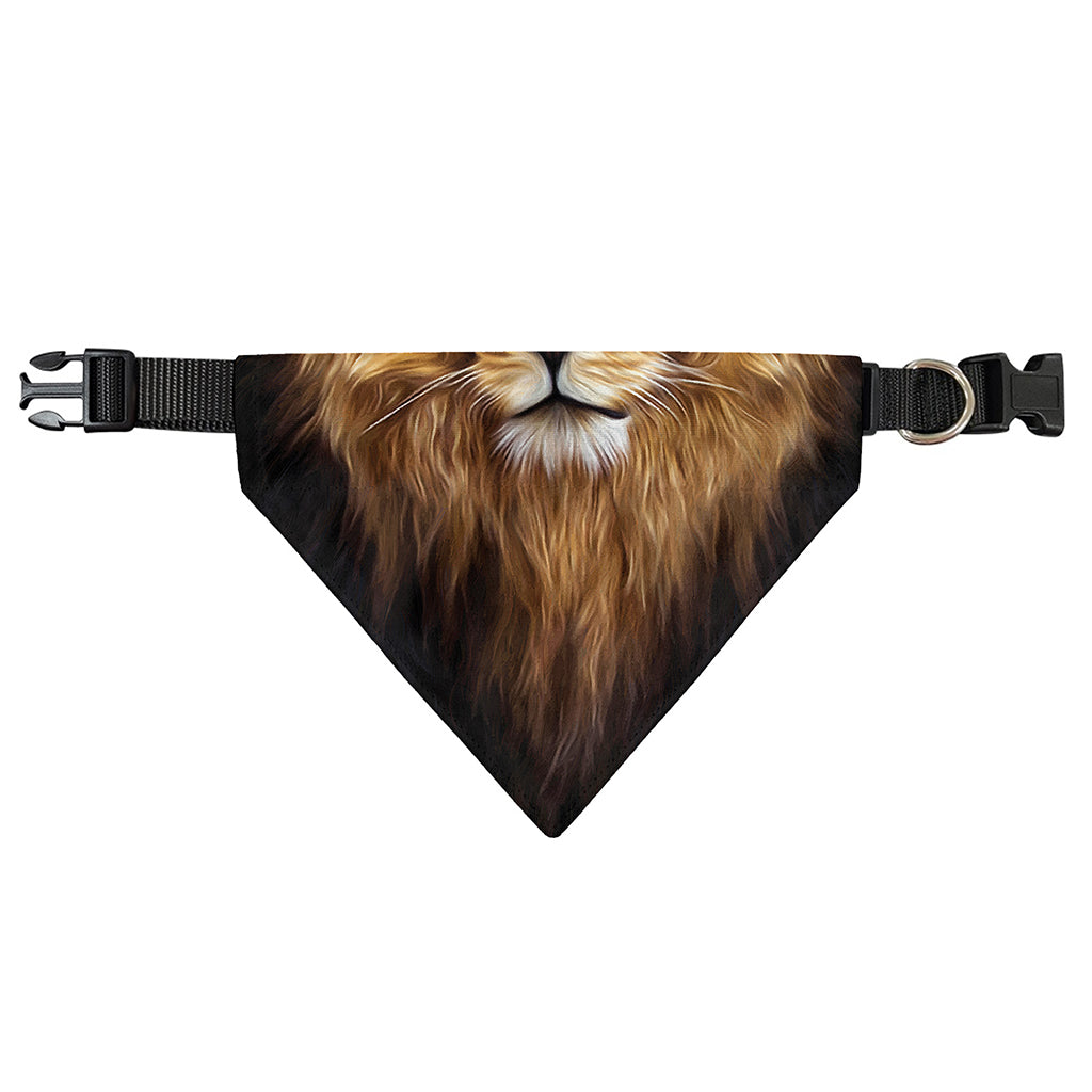 Leo Portrait Print Over The Collar Dog Bandana
