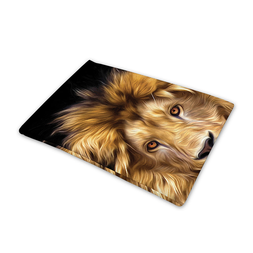 Leo Portrait Print Pet Cooling Mat Cover